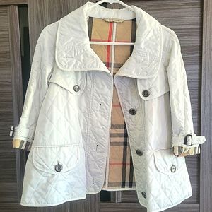 Burberry Quilted Cropped Coat